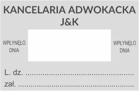 wzór odbicia datownika Colop 55